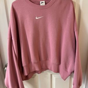 Nike Women's Rose Pink Crewneck Sweatshirt